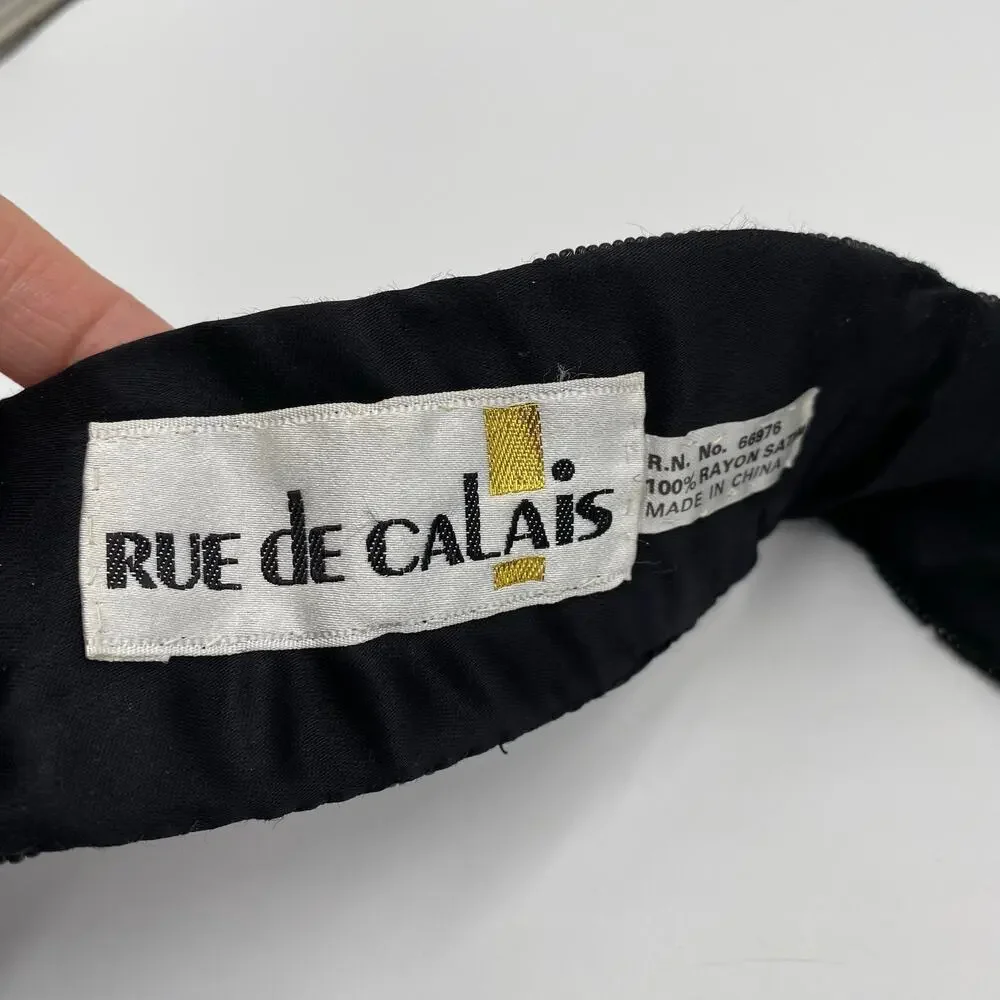 Vintage 1980's Rue De Calais Beaded Statement Belt